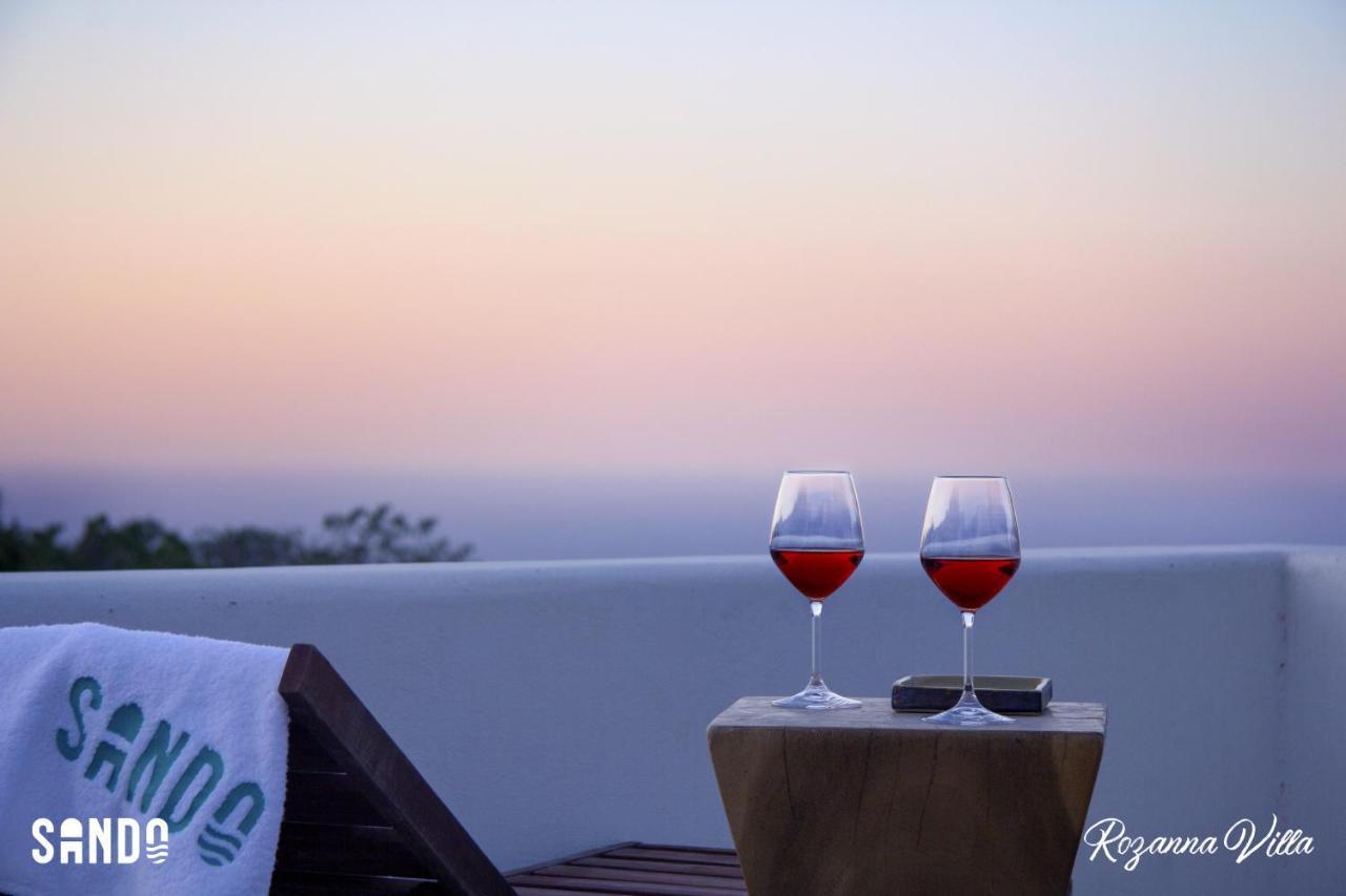 Sando Traditional Cave Villas with Jacuzzi&Sea view Vourvoúlos Esterno foto
